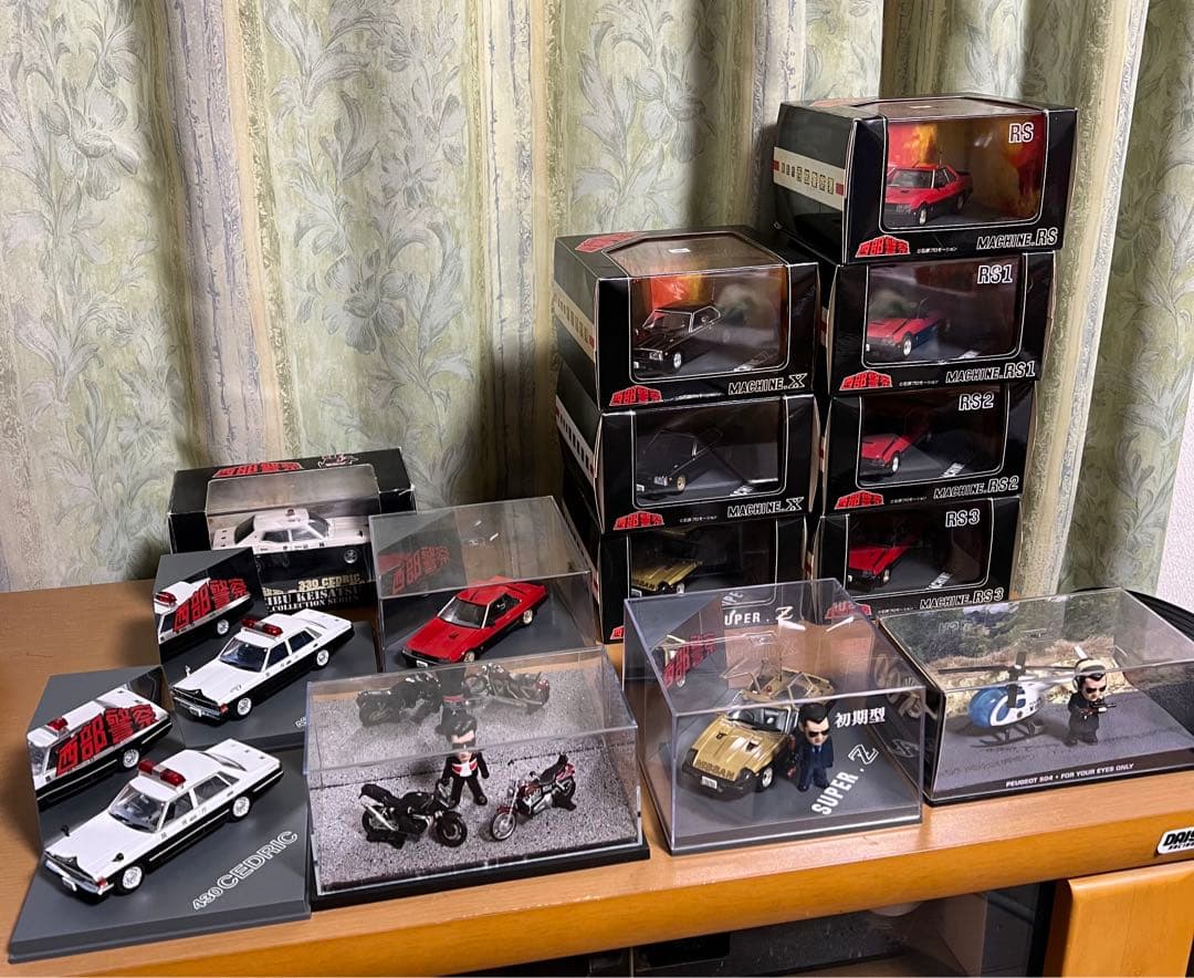 西部警察 ミニカー スーパーZ マシンX マシンRS RS1.2.3 大門軍団