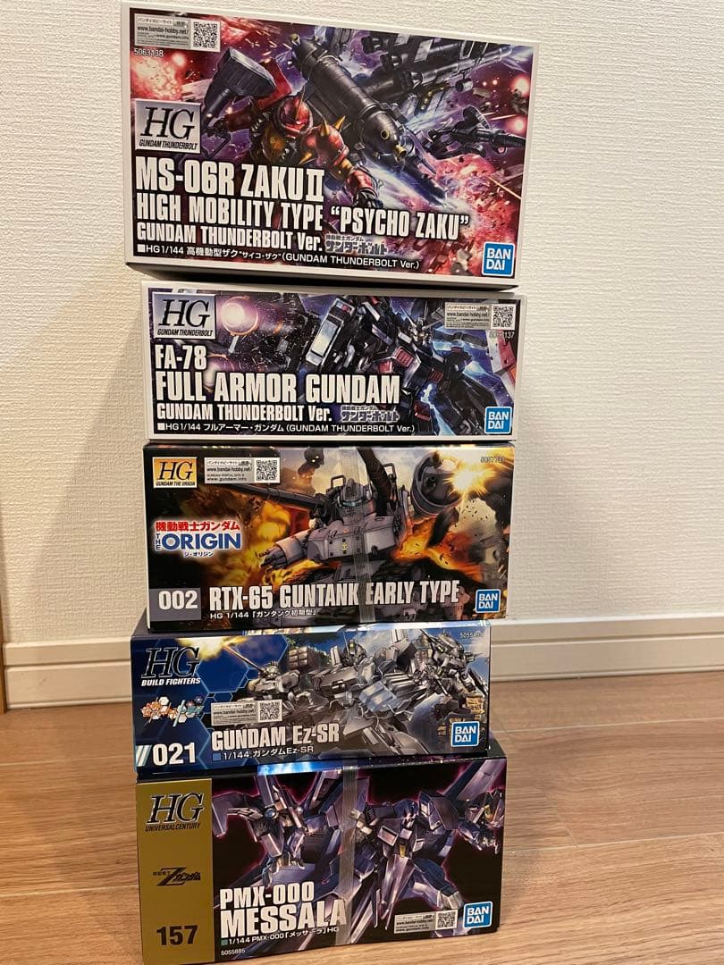 HG 高機動型サイコ•ザク/ HG フルアーマー•ガンダム/HG メッサーラ/他