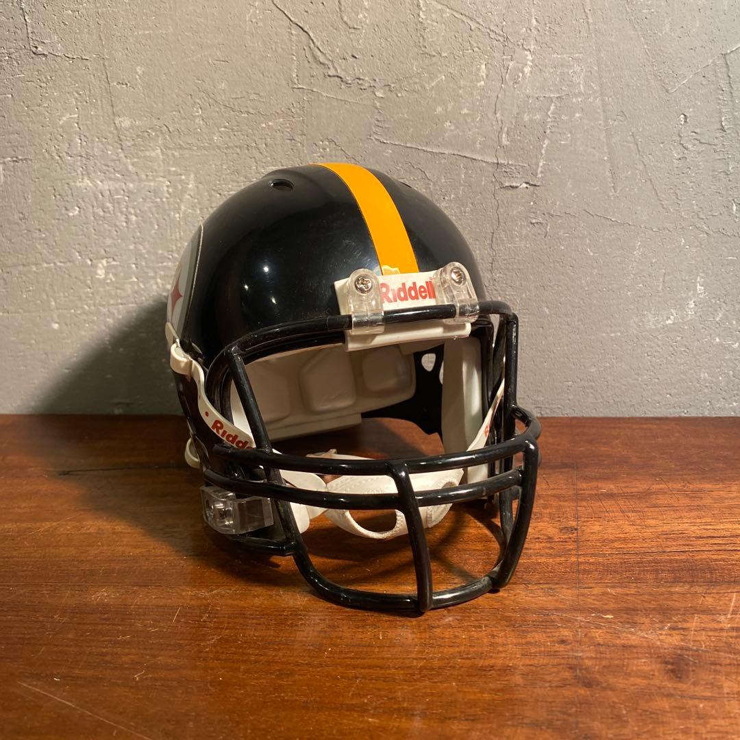 リデル Riddellミニヘルメット NFLスティラーズ 台座付き ヴィンテージ