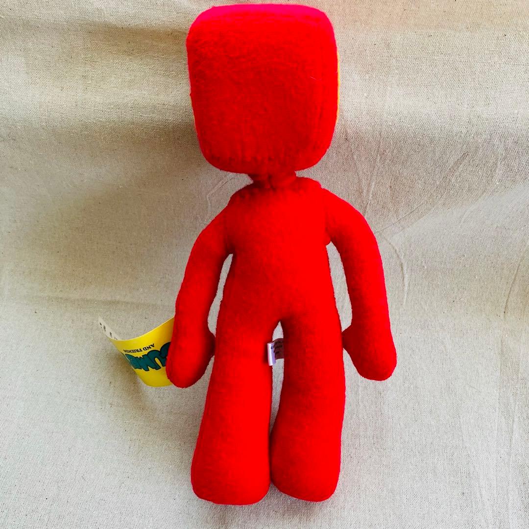 当時物／レア　タグ付き　ガンビー ブロックヘッドＧ　ぬいぐるみ　可動タイプ