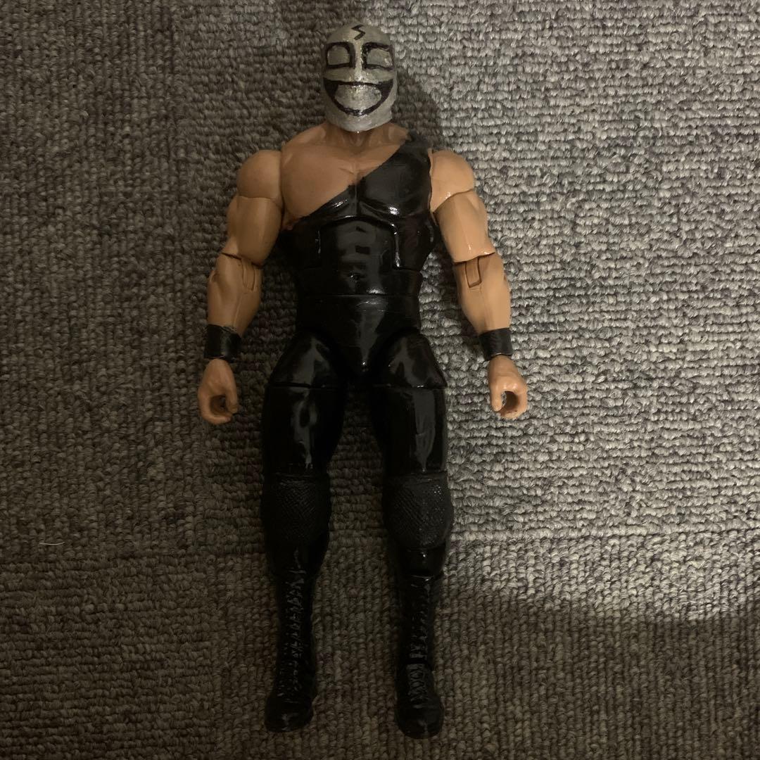 プロレス　スーパーストロングマシーン　ストロングマシン　フィギュア　マテル　リペ