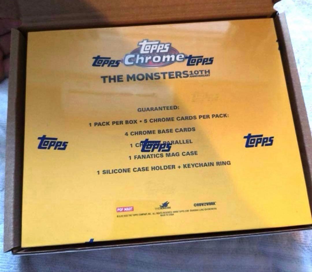 2025 Topps Chrome Labubu 10周年記念ボックス 1BOX