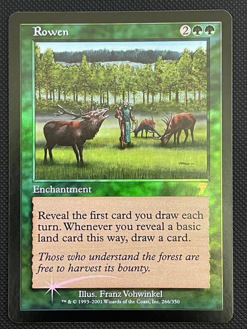 ★☆ MTG【二度目の収穫/Rowen】英語版 Foil 旧枠【希少】☆★