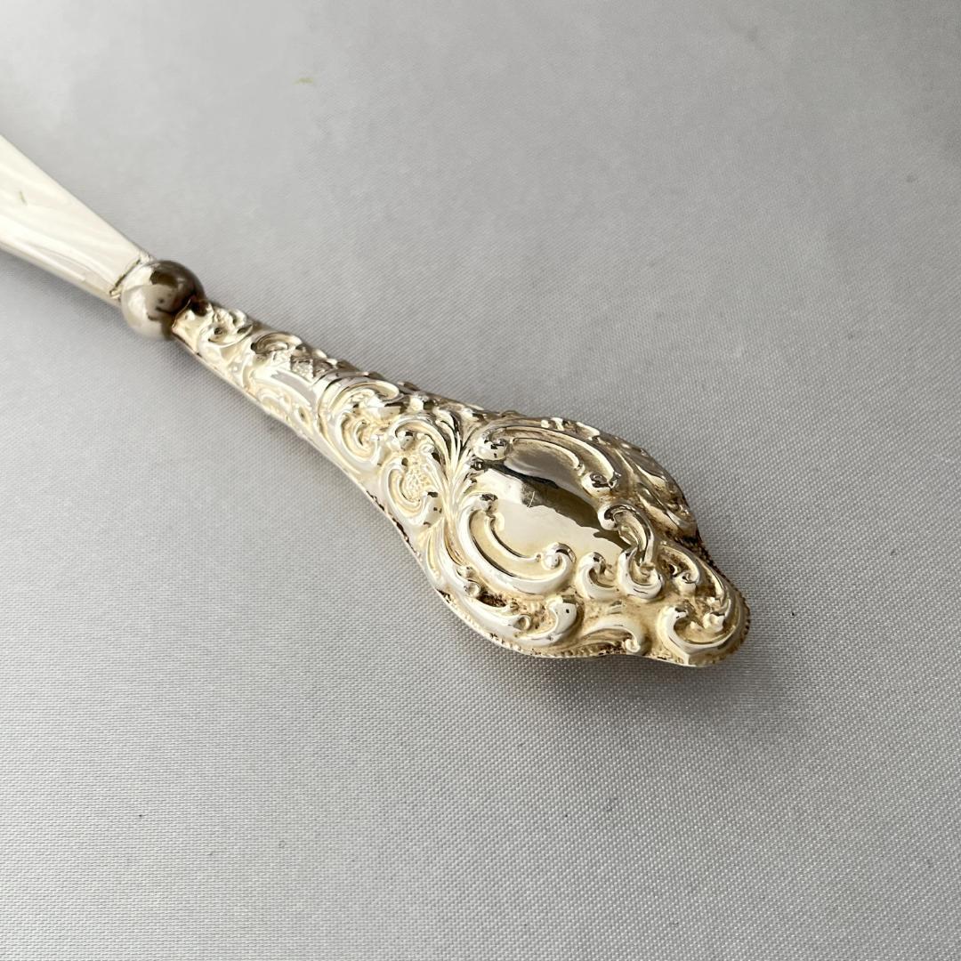 【J & R Griffin 】【純銀ハンドル】 靴べら 1913年 チェスター