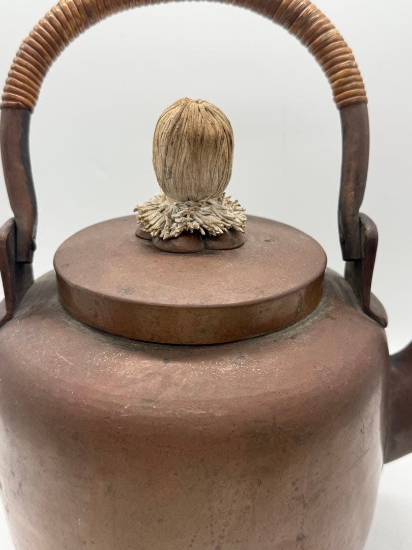 時代　銅製　水注　やかん　茶道具　送料込み250907