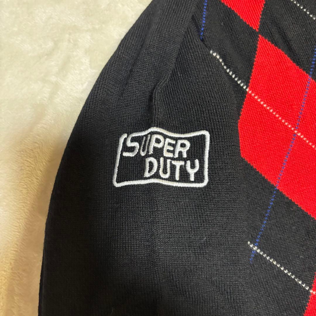 美品　ROUGH & SWELL ダイヤモンド柄セーター XL