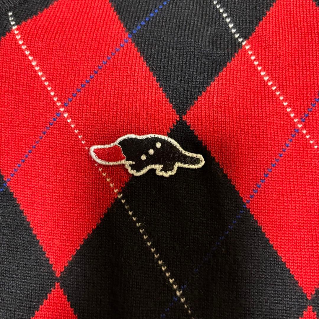 美品　ROUGH & SWELL ダイヤモンド柄セーター XL