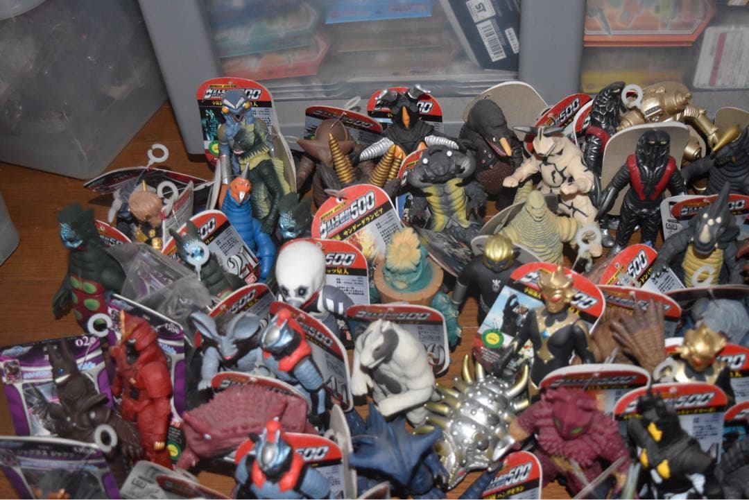 ウルトラマン　ウルトラ怪獣500 初版　フルセット　丸タグ　ソフビ