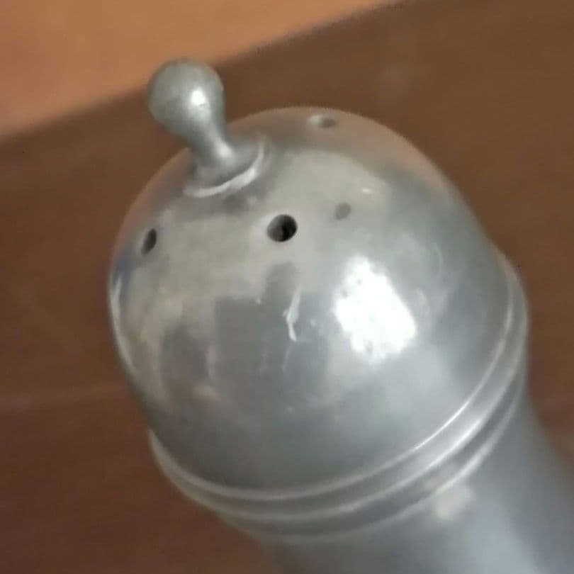 世界の名品　john somers　ピューター調味料入れ　ペッパーシェイカー