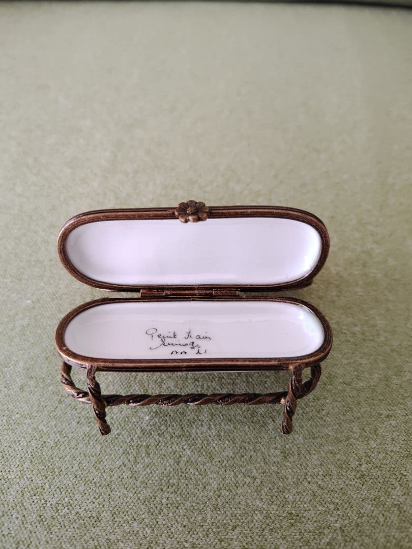 リモージュ花柄アンティークボックス