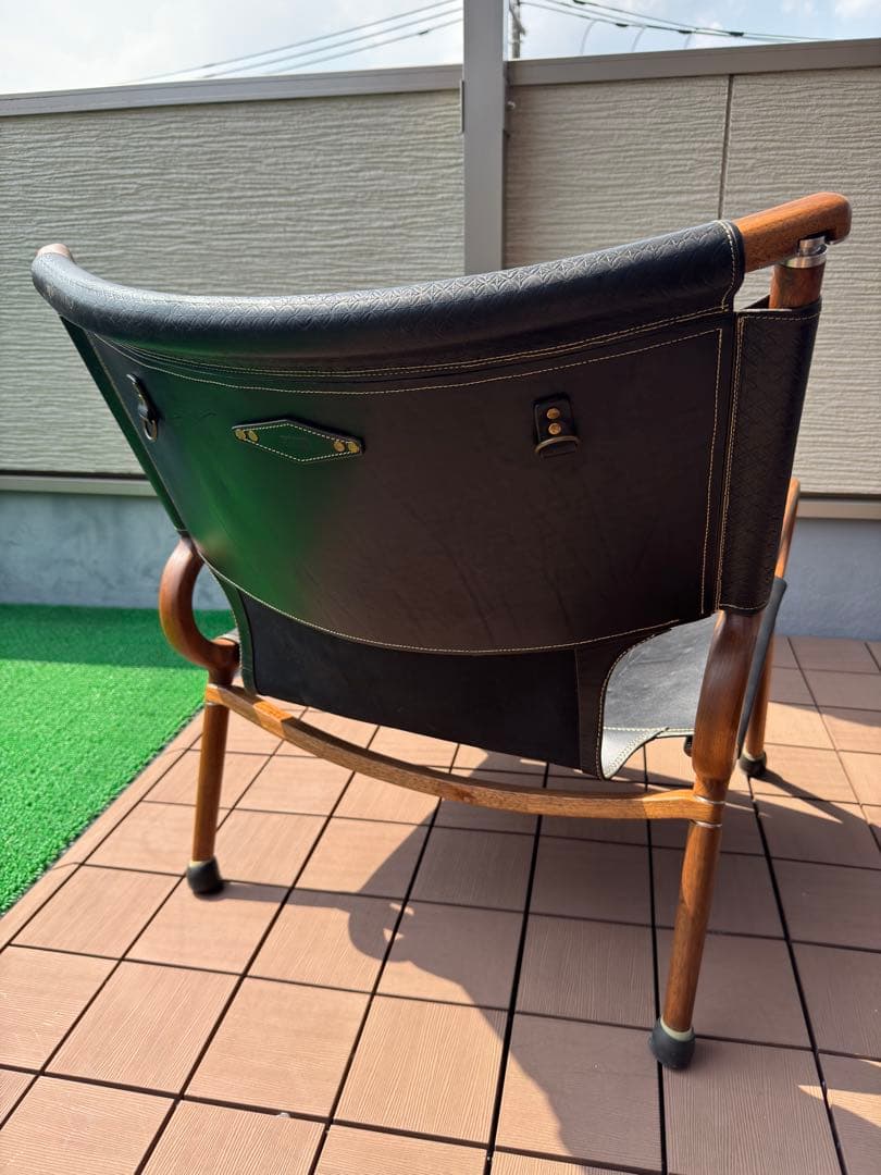 【本革仕様】ikikiグランドチェア　ウォルナット