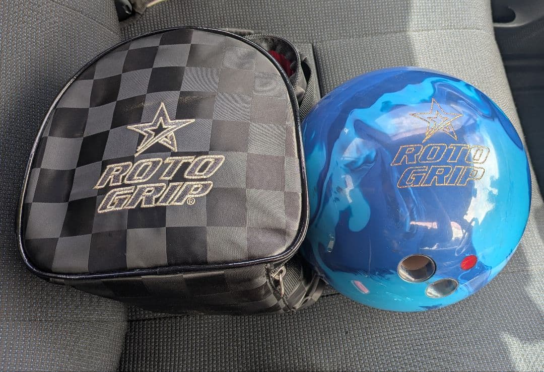 ロトグリップ アテンションパワー15ポンド ボウリングボール バッグセット