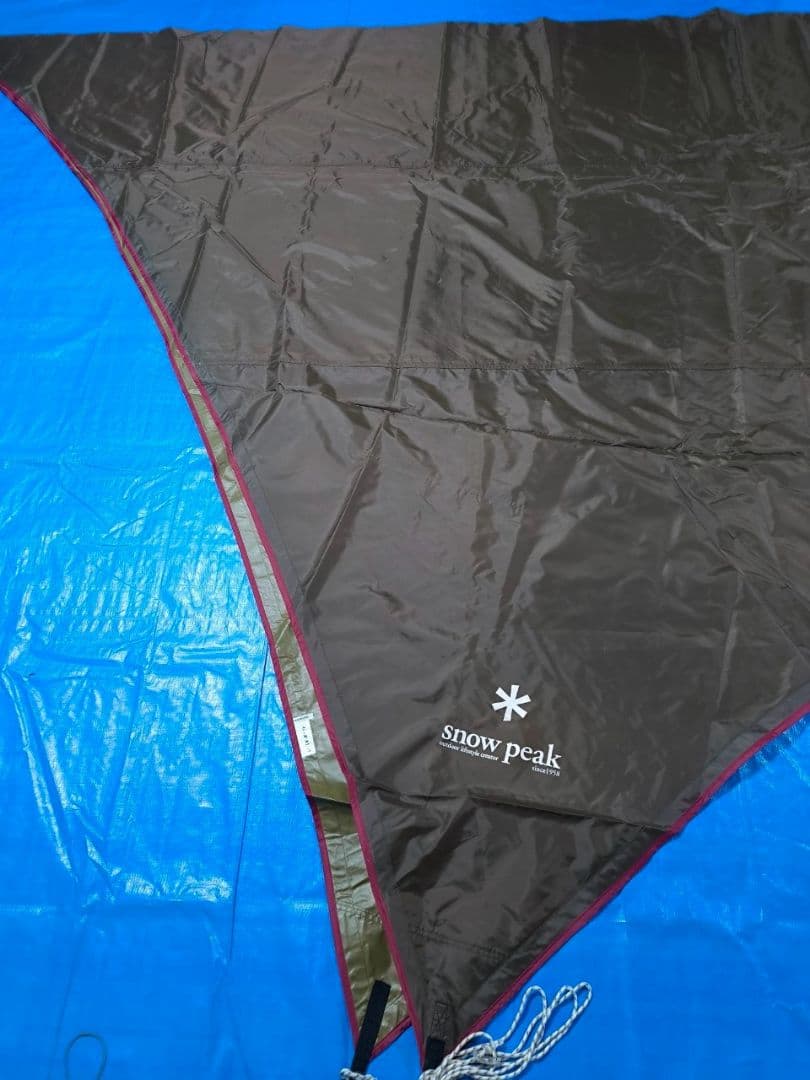 【美品】 peak コネクトタープヘキサ グレー FES-265