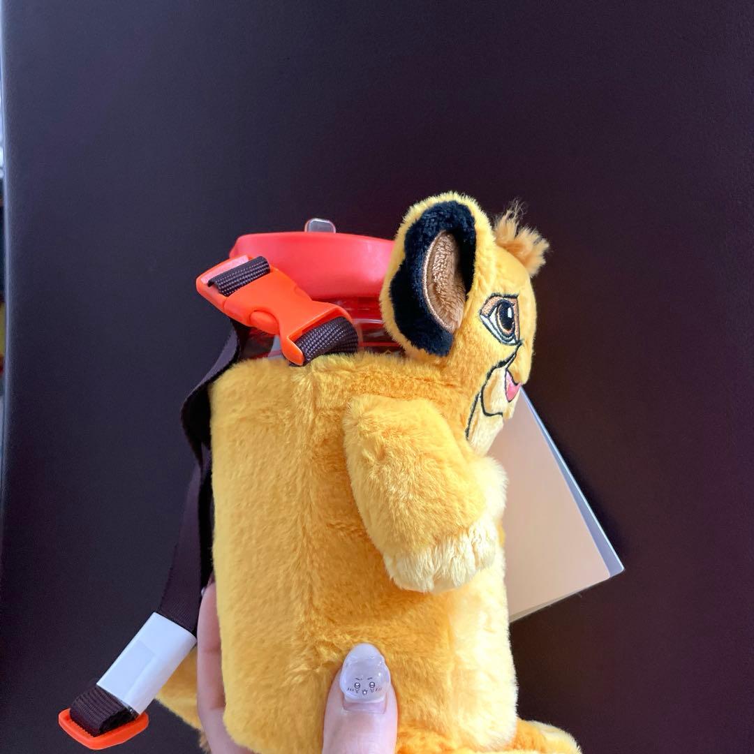 WDW限定 ライオンキング　シンバ水筒 カバー付 アニマルキングダム　タンブラー