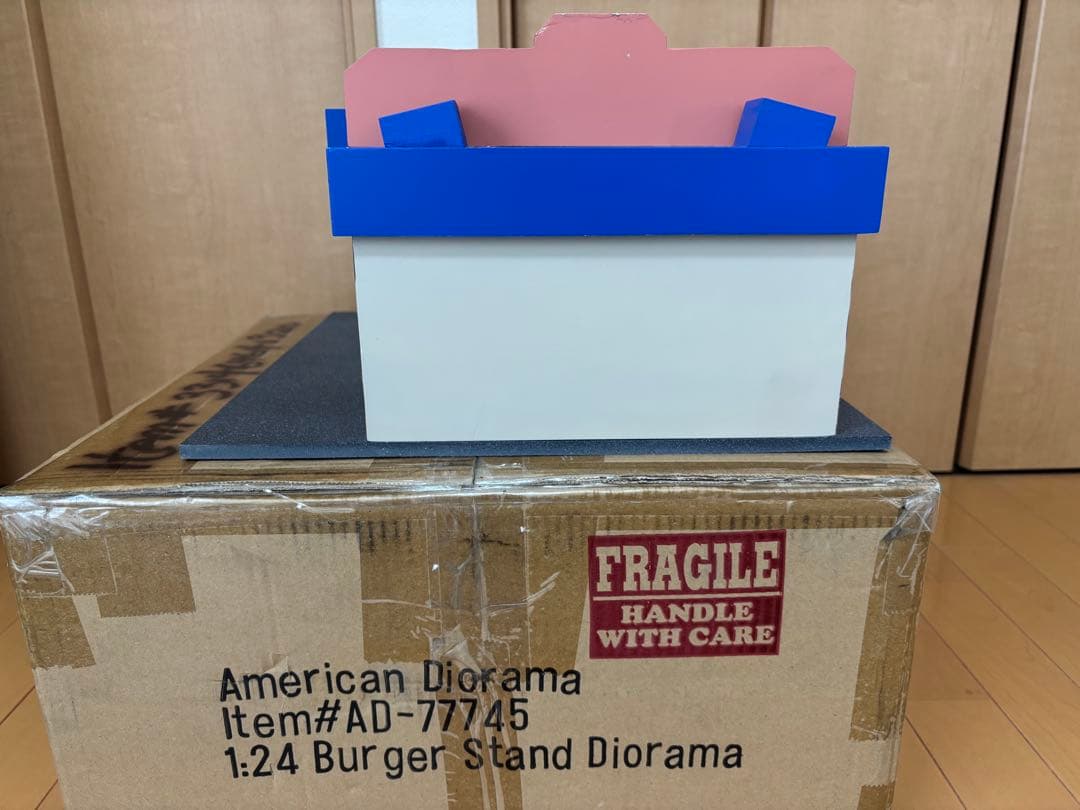 ミニカー American Diorama 1:24 Burger Stand Diora