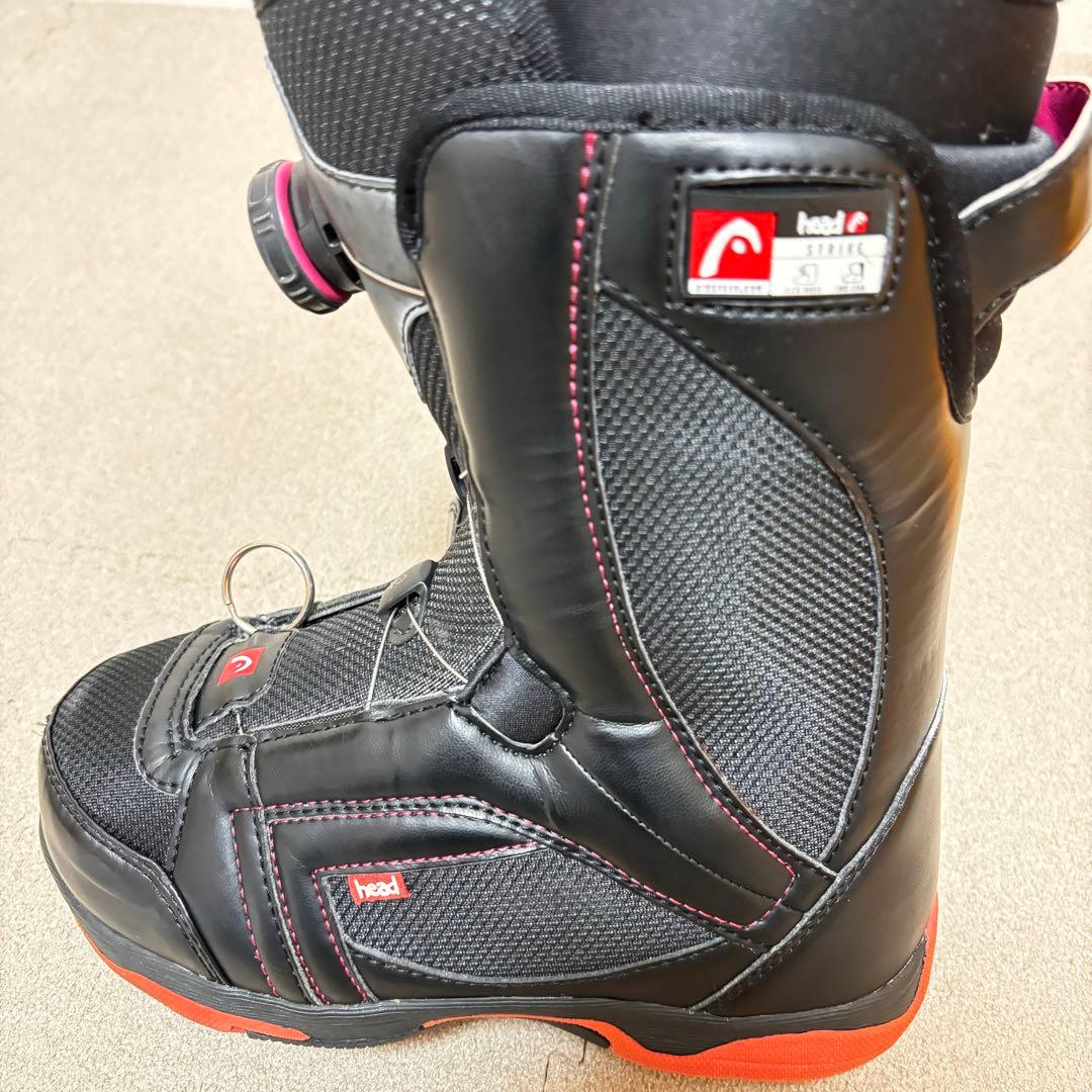 ヘッド　HEADスノーボードブーツ BOA 23cm ボア スノボ 黒