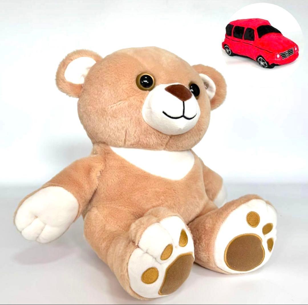 ベンツ　リバーシブル　熊　車　ぬいぐるみ