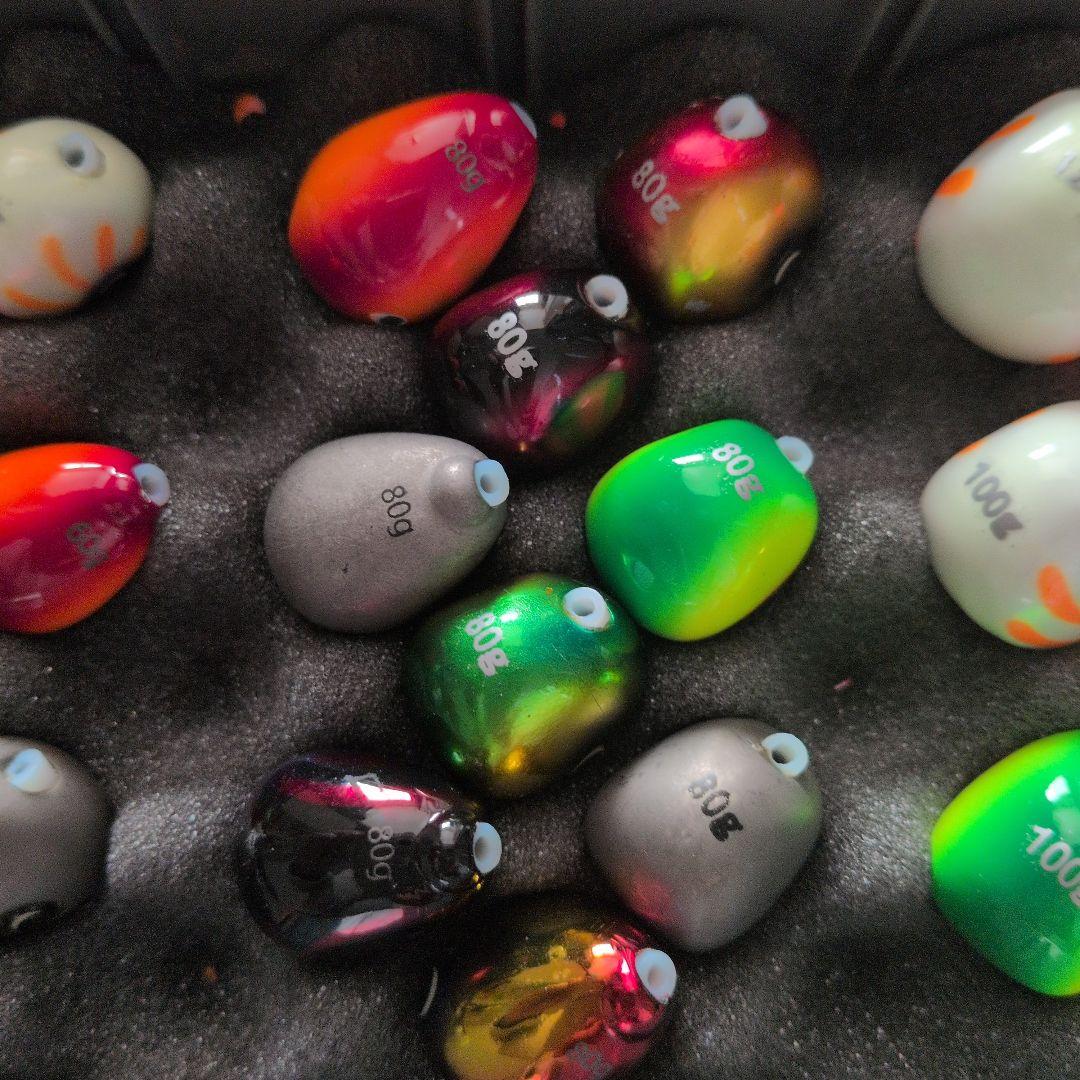 値下げ【合計25個】ジャッカルビンビン玉　タングステン　 45-120g