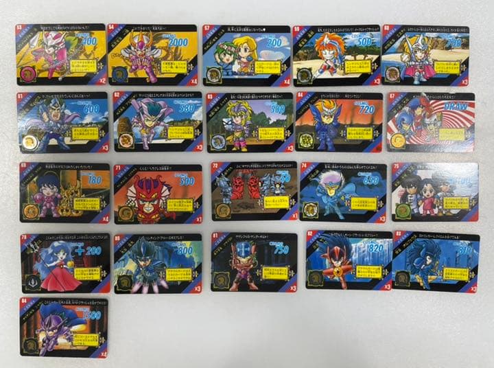 聖闘士星矢　カードダス　キラ　ノーマル52枚セット
