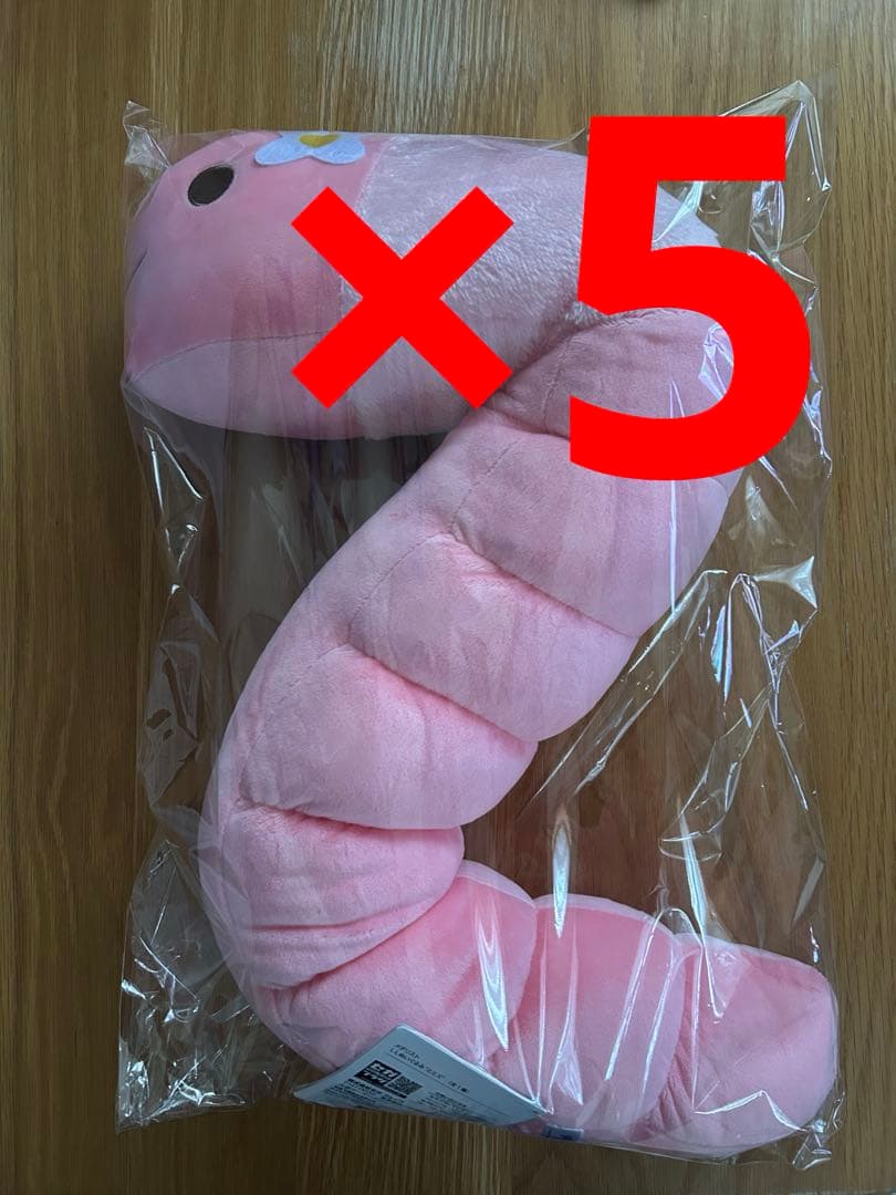 《新品 未開封》メダリスト LLぬいぐるみ ミミズ ナムコ限定 5個セット