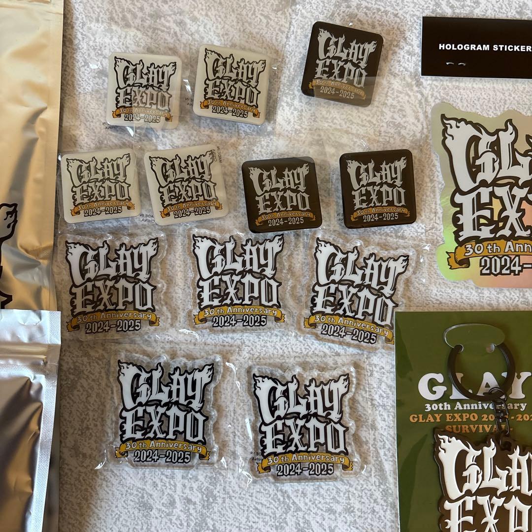 26点纏め売り：Glay EXPO 2024-2025 30周年記念 グッズ