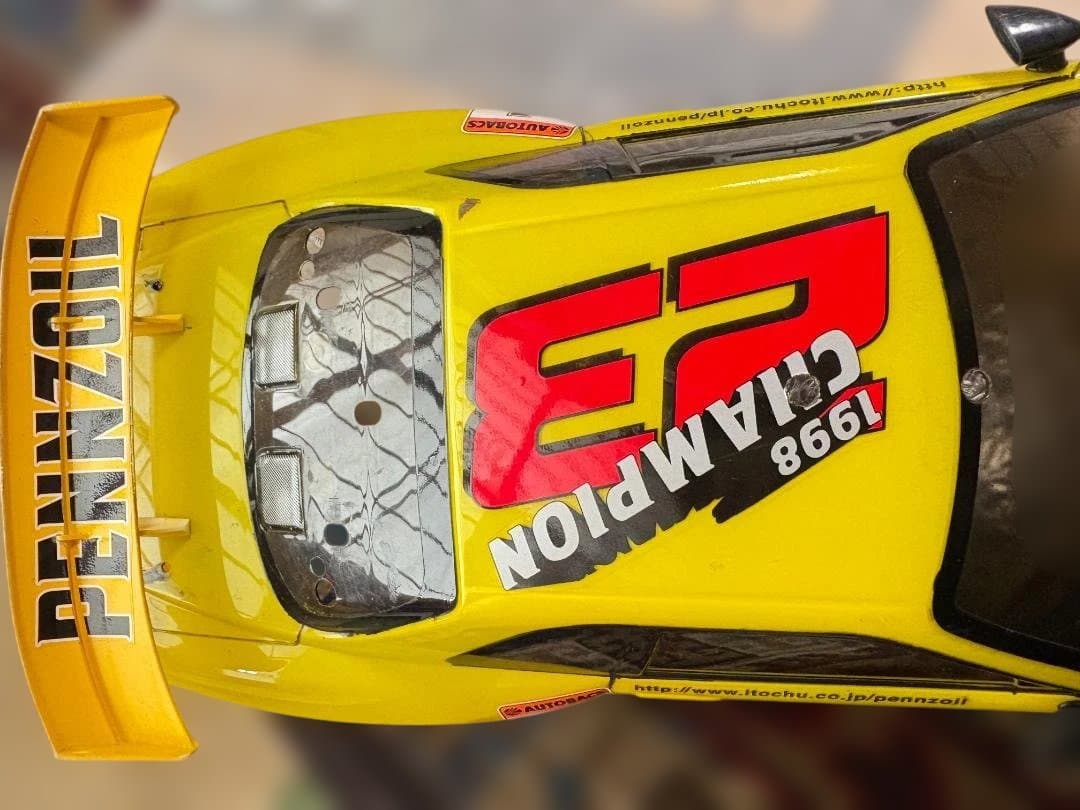 入手困難品 タミヤ 1/10RC ペンズオイルGT-Rニスモ R34 ボディ