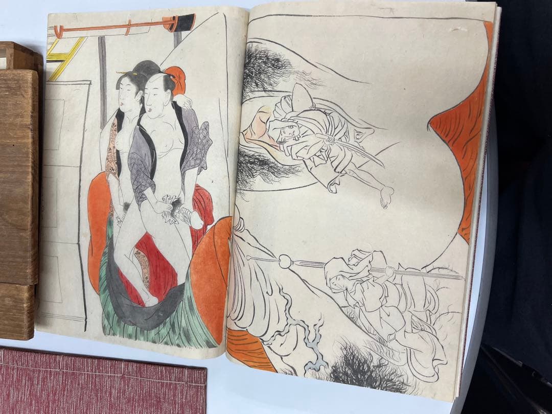 喜多川歌麿　「放屁先生」村瀬太乙　不詳作　艶本3冊