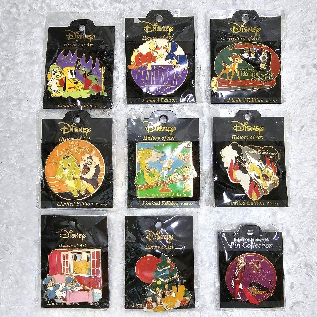 Disney History of Art キャラクター 限定ピンバッジ