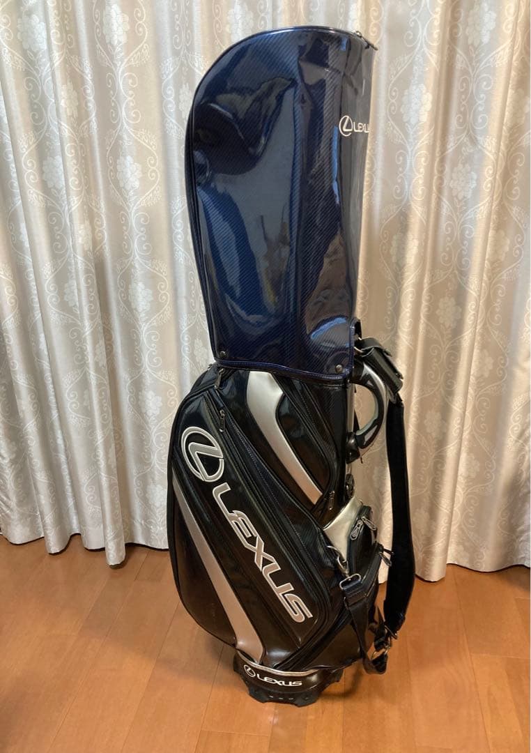 LEXUS レクサス　キャディバッグ　美品　ゴルフ　バッグ　メンズ