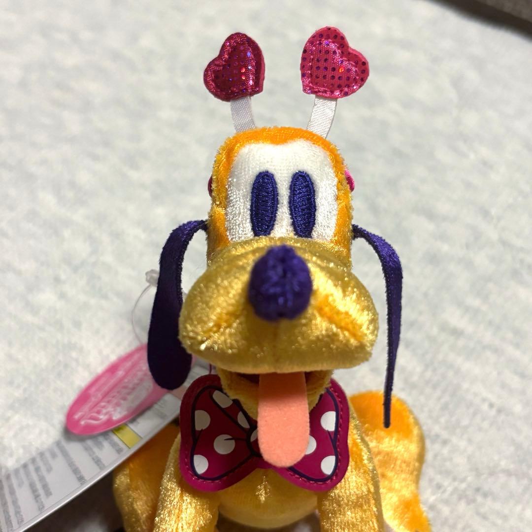 ディズニーランド ファンダーランド ぬいぐるみバッチ ミニー ミッキー プルート