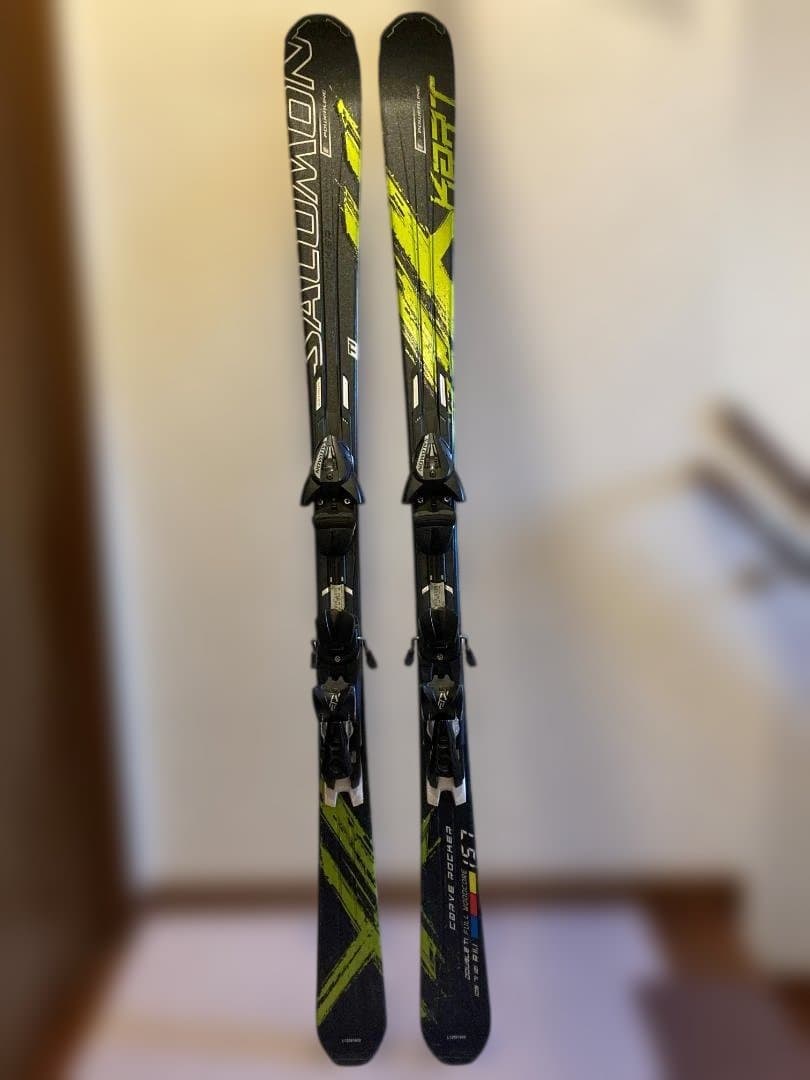 ホットワックス済）サロモン　スキー板　小回り専用　X-KART １５７ｃｍ