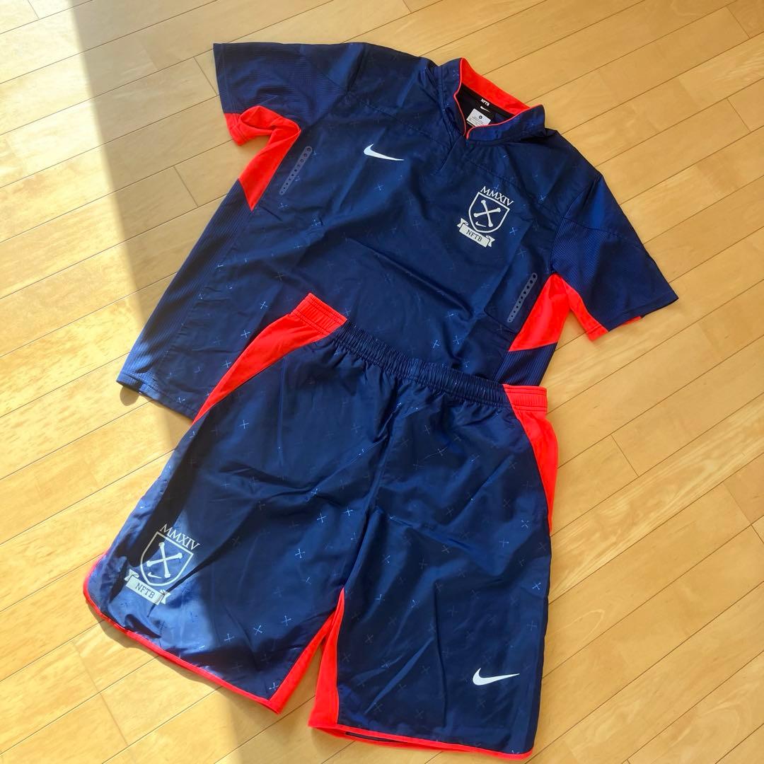 極美品希少人気カラーNIKEナイキ NFTBプラクティスシャツセットアップ上下