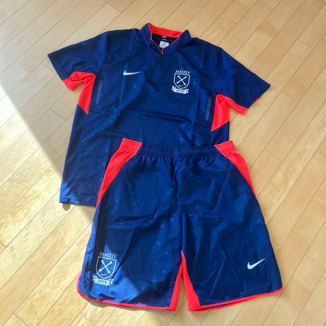 極美品希少人気カラーNIKEナイキ NFTBプラクティスシャツセットアップ上下