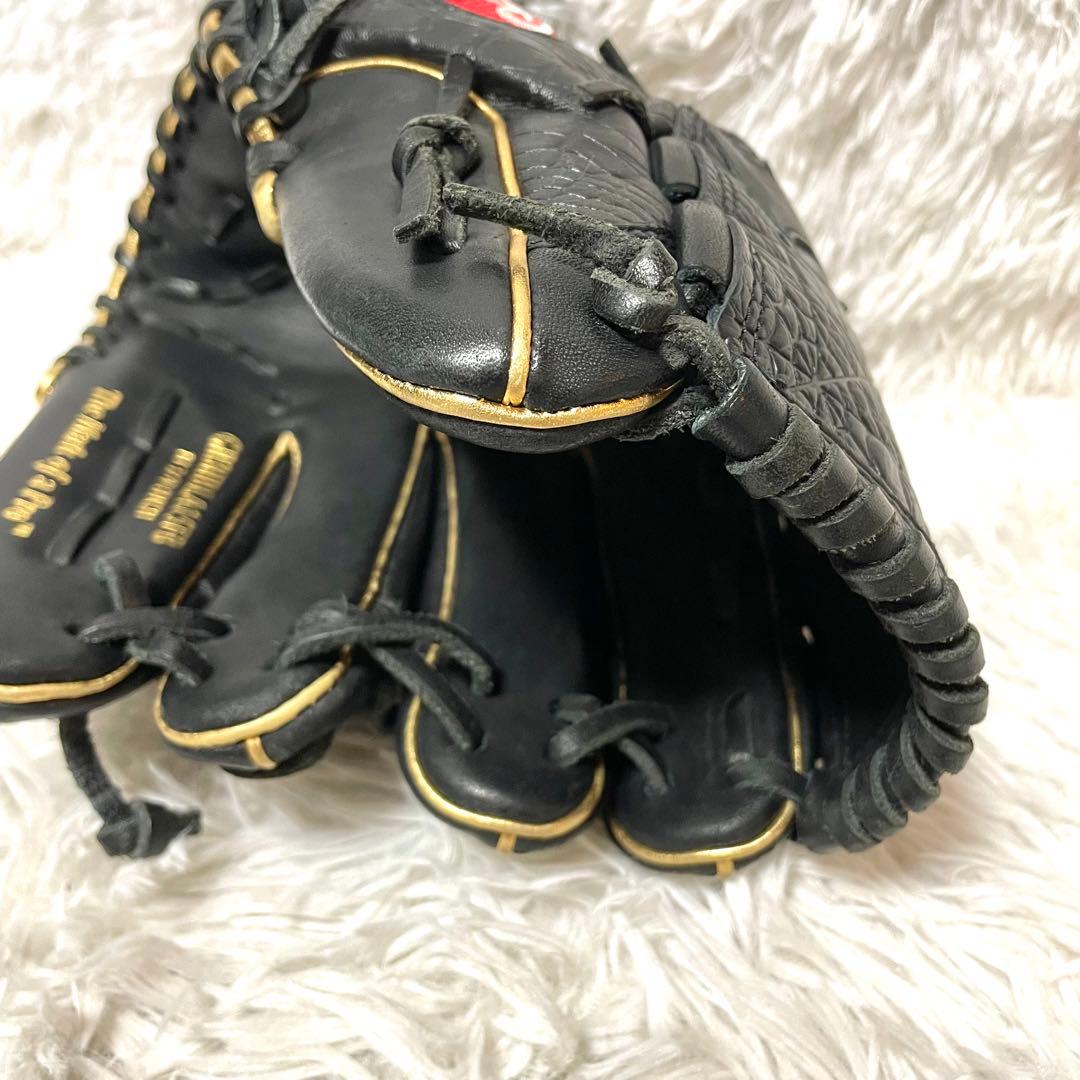 【極美品】ローリングス 軟式 投手用グローブ 本革GR3HBLA15FB