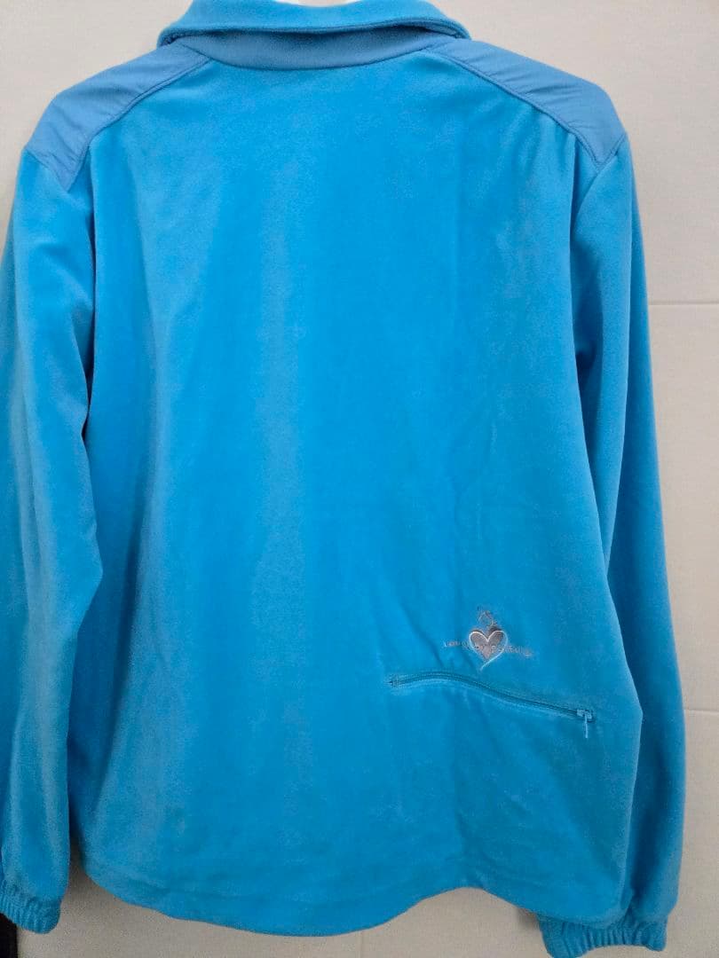 マンシングウェア 水色 ハーフジップセーター トレーナー