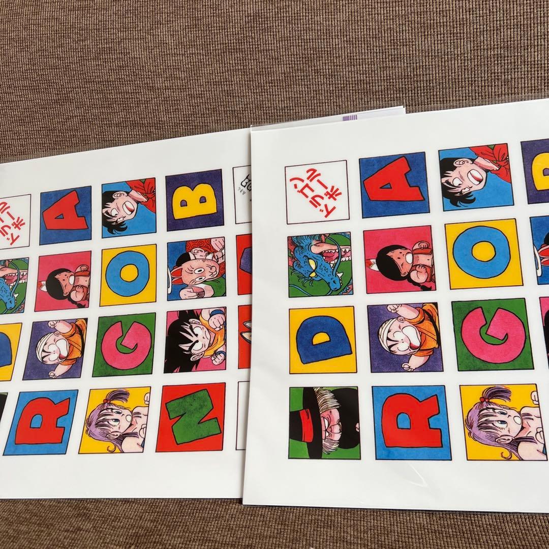 ドラゴンボール　一番くじ　40th クリアファイル　ポスター　ストラクチャー