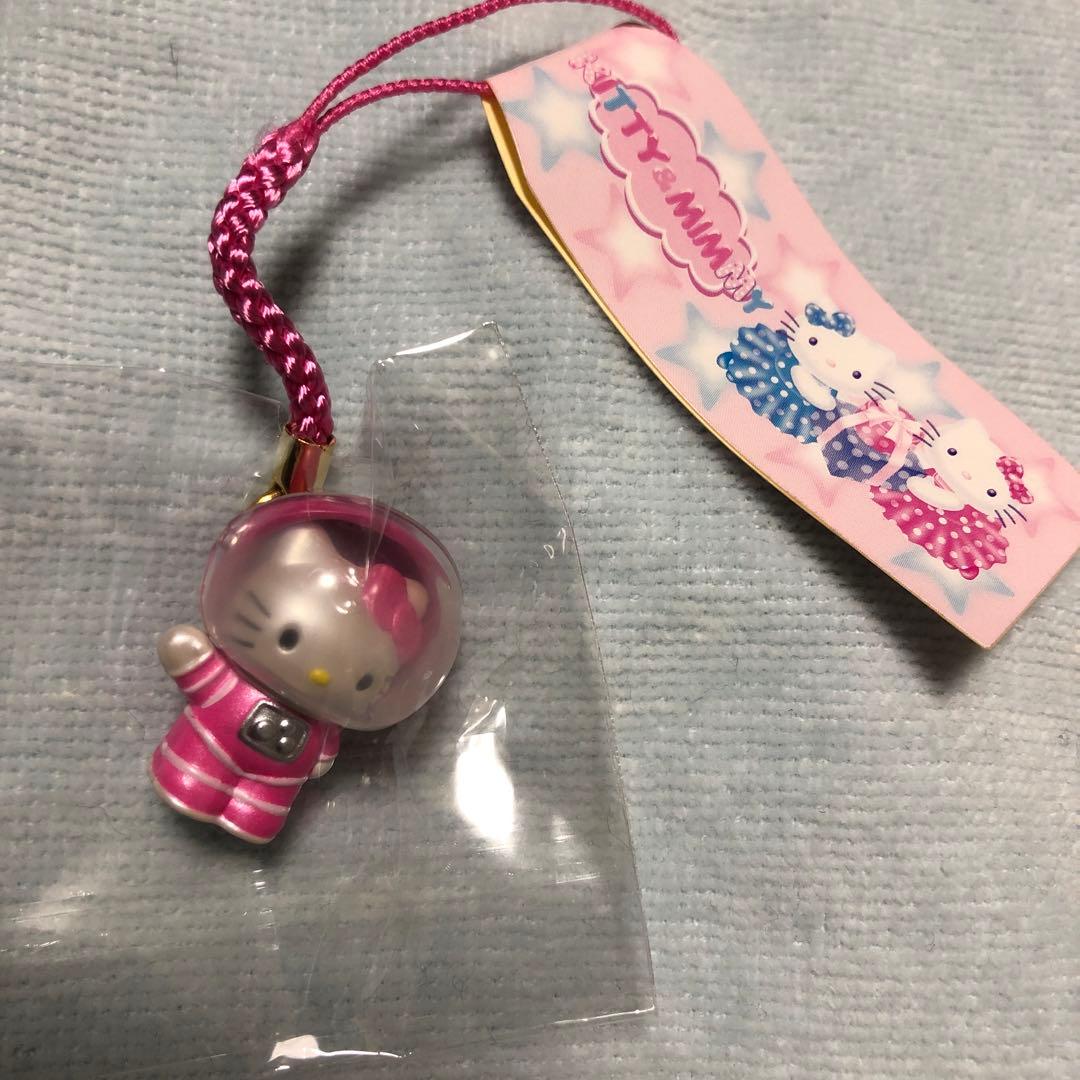 キティ根付け　キティ&ミミィ28th 宇宙服レア