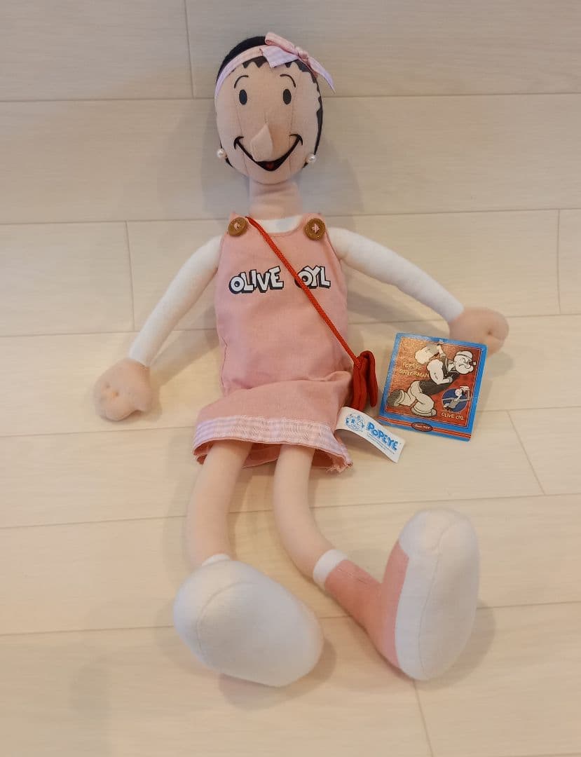 レトロ　ポパイ　オリーブ　ぬいぐるみ　新品　タグ付き　2000年　セット売り☆