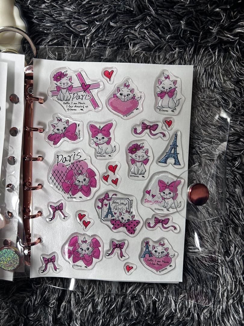 A6シール帳完成品 bineシール台紙付