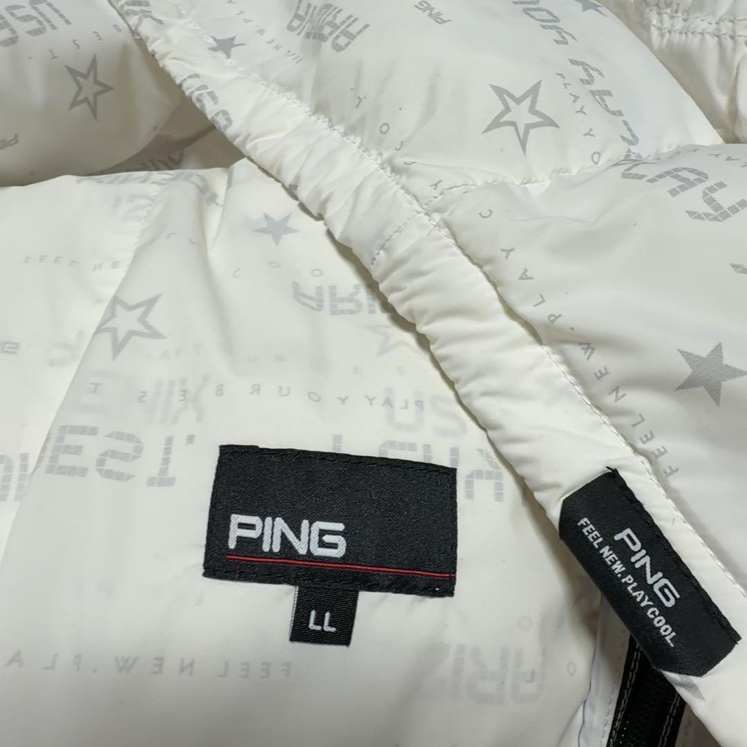ピン PING フルジップ 中綿ブルゾン LL 中綿ダウンジャケット　ゴルフ