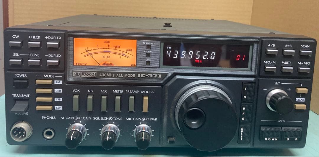 icom IC-３７１　トランシーバー　電源ケーブル付属
