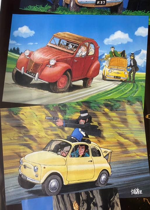 【激レア】非売品　ルパン3世　カリオストロの城　宮崎駿　ポスター　A2サイズ