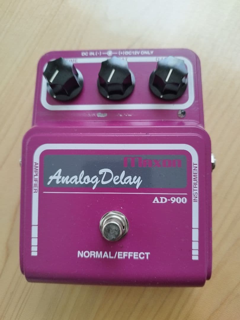 Maxon AD-900 アナログディレイ 純正ACアダプタ付き