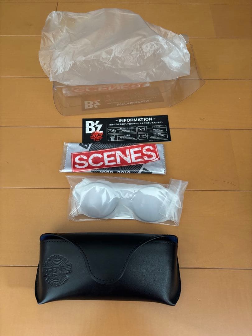 B'z SCENES シルバーラウンドメガネ 稲葉浩志 モデル Zoff コラボ