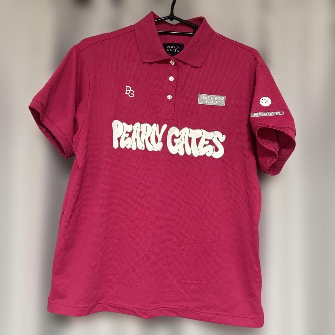 PEARLY GATES ピンク ポロシャツ サイズ0