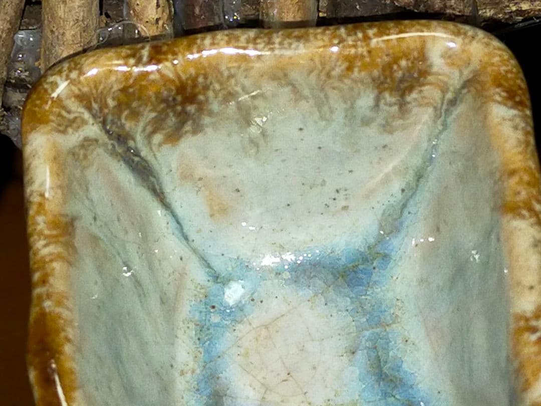 ♥古唐津　四方　ぐい呑み　ぐい飲み　唐津　骨董　古玩