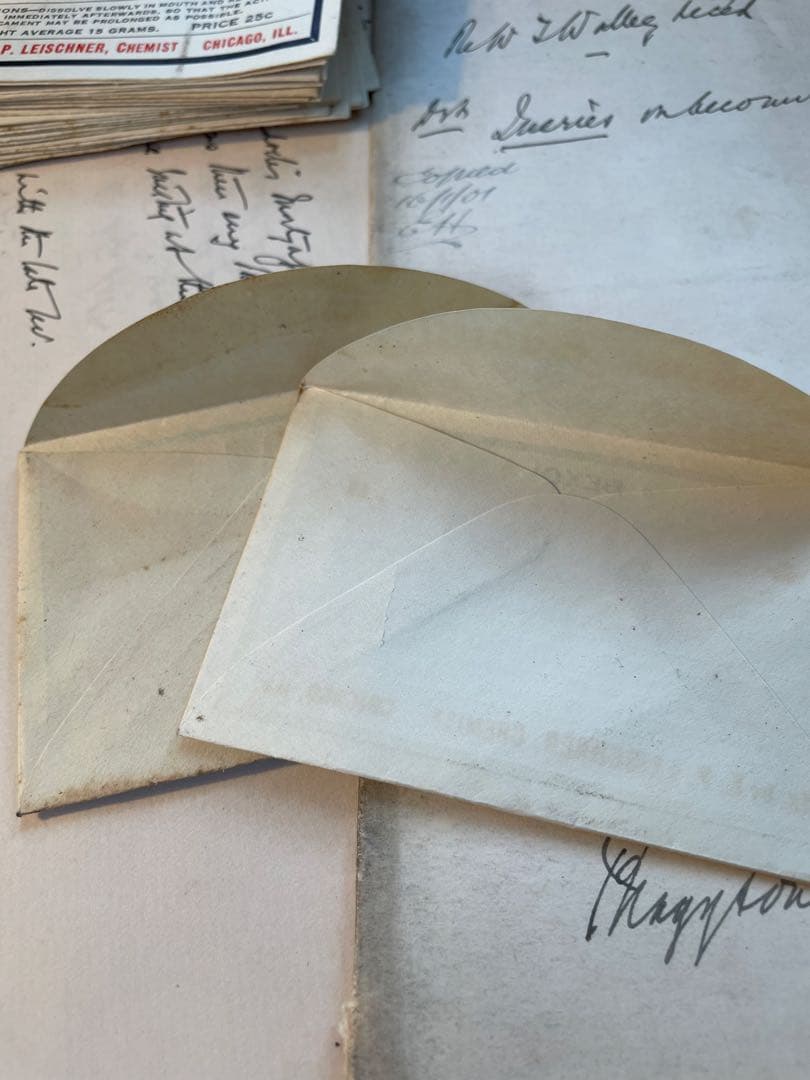 海外　薬袋　2種　計２枚　ヴィンテージ