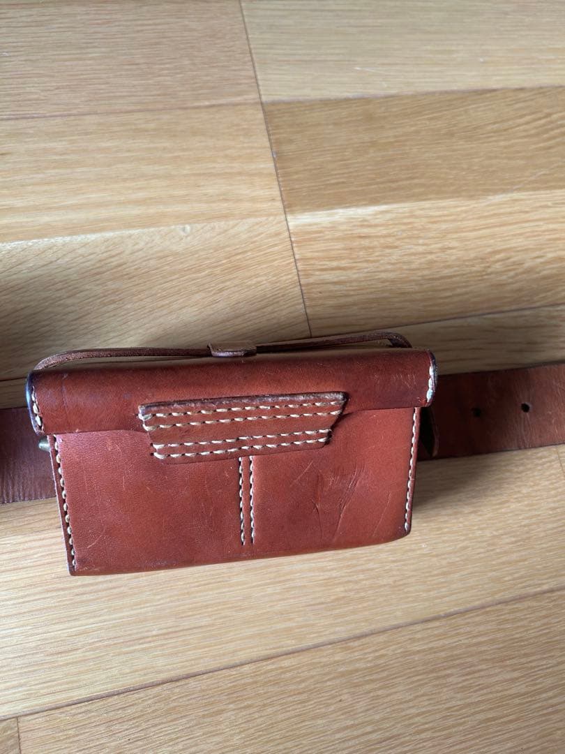 日本陸軍 ベルトセット 三八式弾薬盒（中田商店）