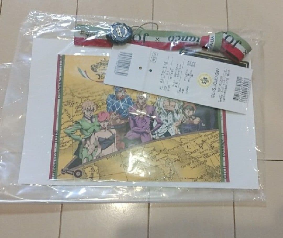 ジョジョ オロビアンコ コラボ ポロシャツ ナランチャ Mサイズ