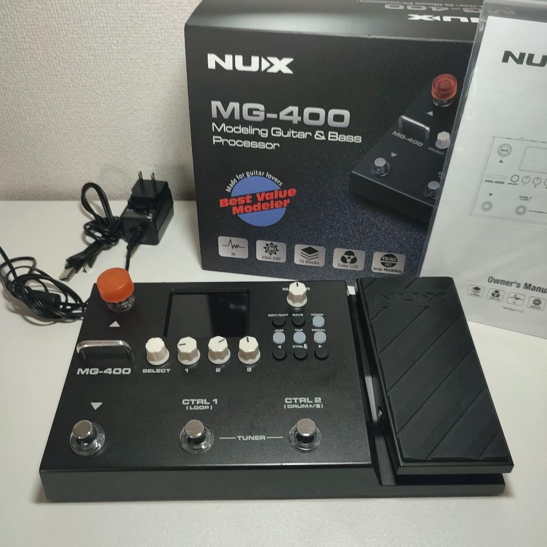 【完品】NUX MG-400 モデリングギター・ベースプロセッサー